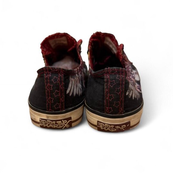 Ed Hardy Vintage Rare black and red low top sneakers - Picture 5 of 5